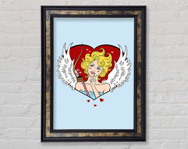 Cupid Love Finder Framed Print