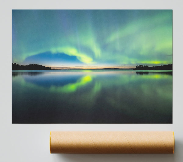 Northern Light Halo Giclee Print