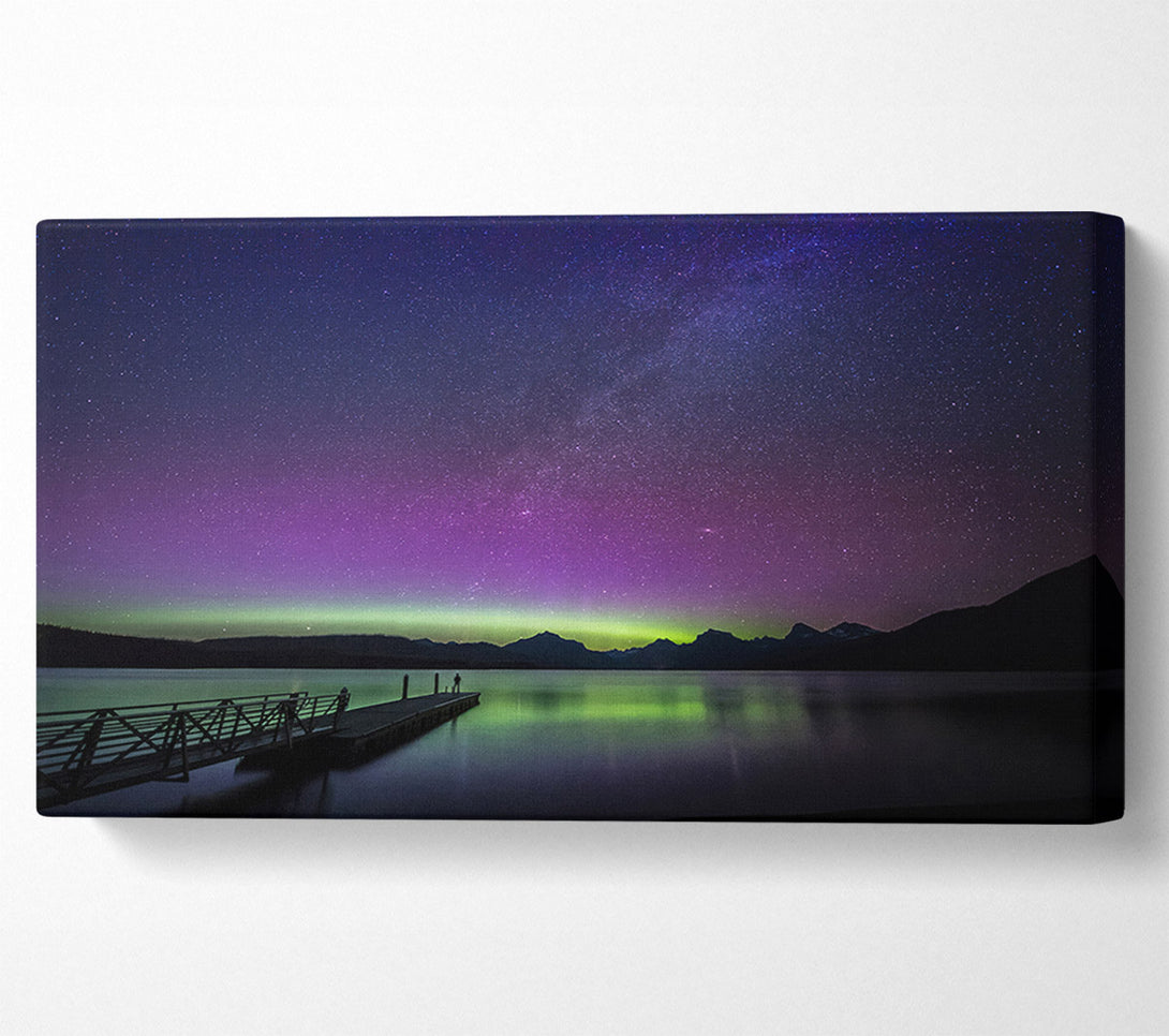  A Canvas Print of Northern Light Glow Canvas Print