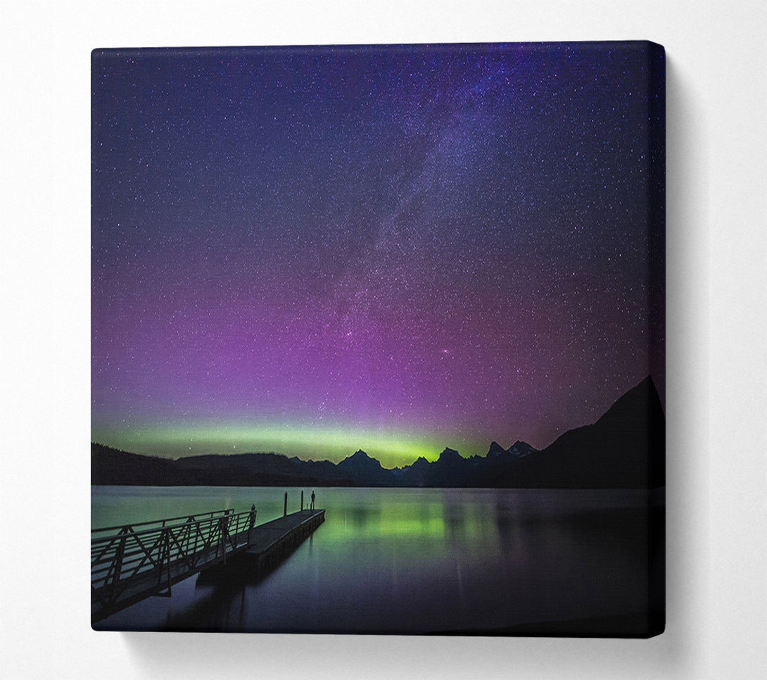  A Canvas Print of Northern Light Glow Canvas Print