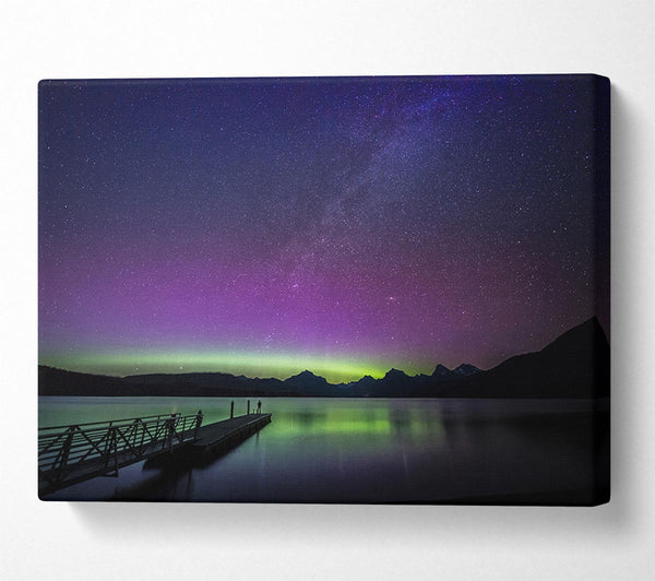  A Canvas Print of Northern Light Glow Canvas Print