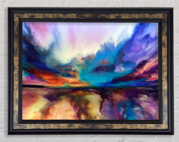 Cloud Burst Framed Print