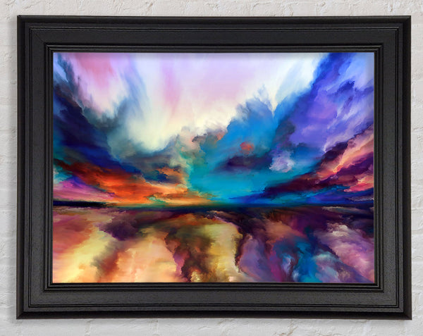 Cloud Burst Framed Print
