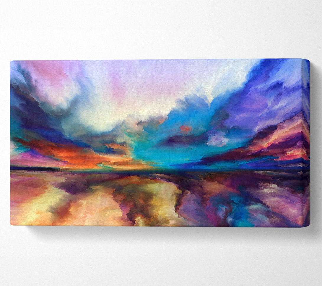  A Canvas Print of Cloud Burst Canvas Print