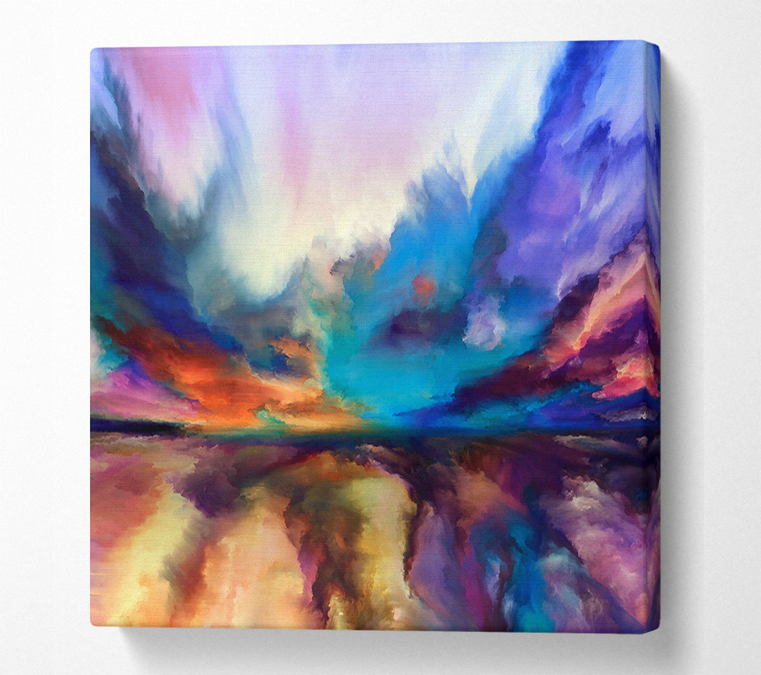  A Canvas Print of Cloud Burst Canvas Print