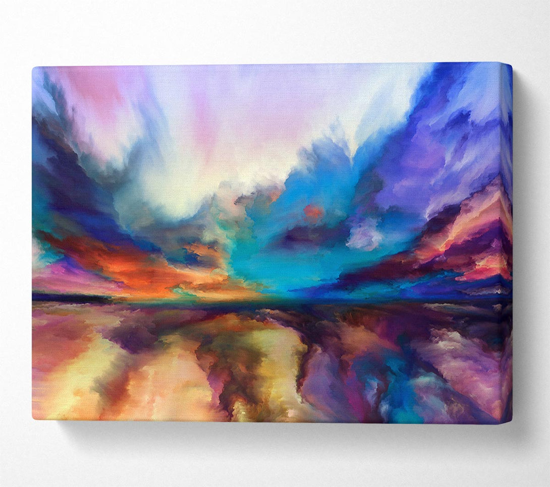  A Canvas Print of Cloud Burst Canvas Print