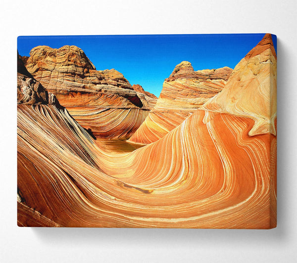  A Canvas Print of Where The Water Use To Flow Canvas Print