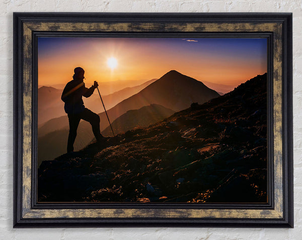 On Top Of The World 1 Framed Print
