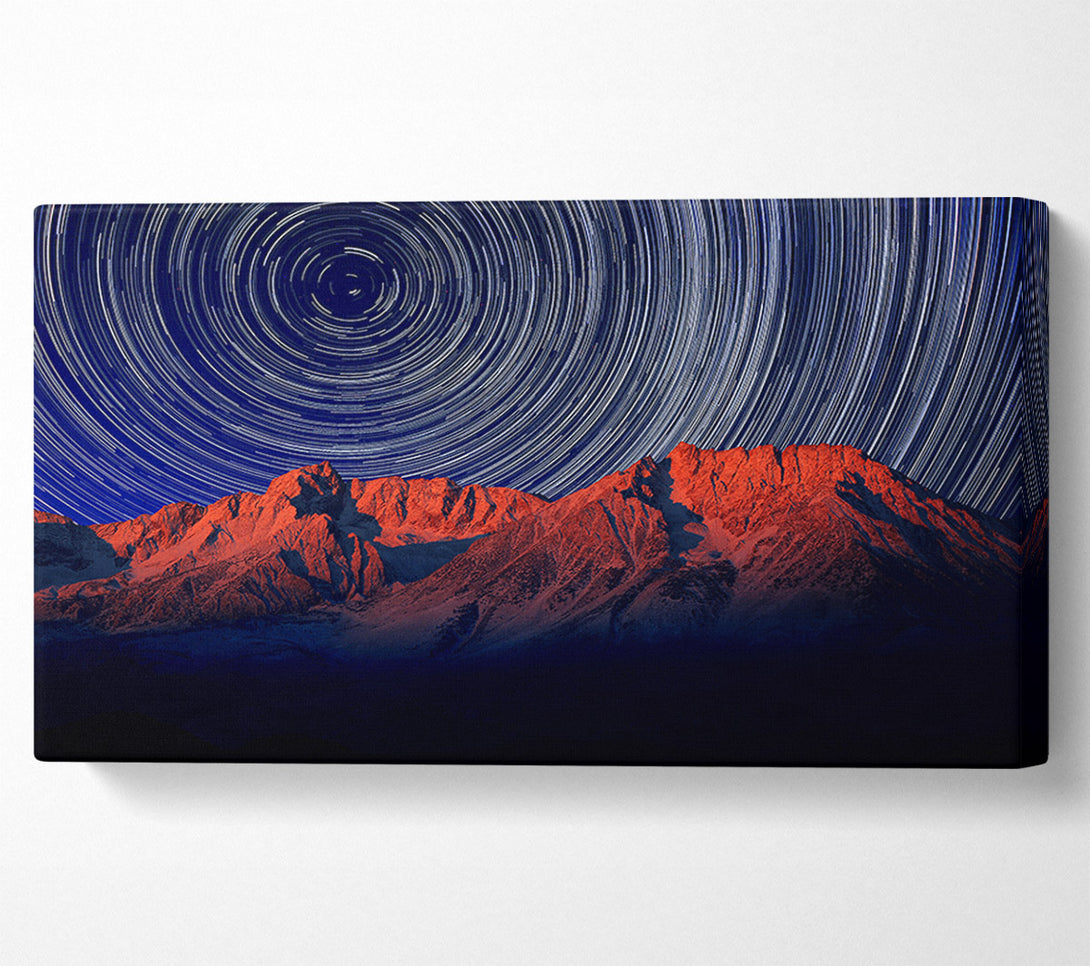  A Canvas Print of Vortex Mountains Canvas Art
