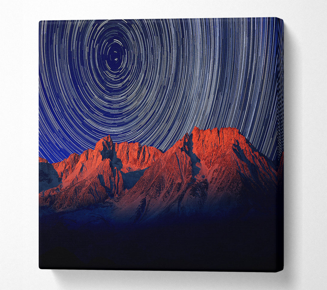  A Canvas Print of Vortex Mountains Canvas Art