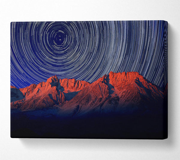  A Canvas Print of Vortex Mountains Canvas Art