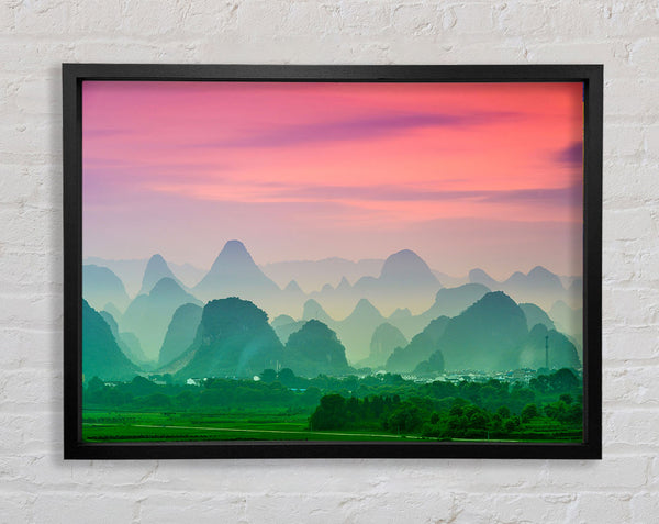 Green Splendor Framed Print
