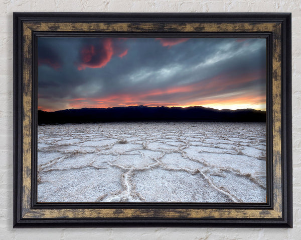 Ice Desert Framed Print