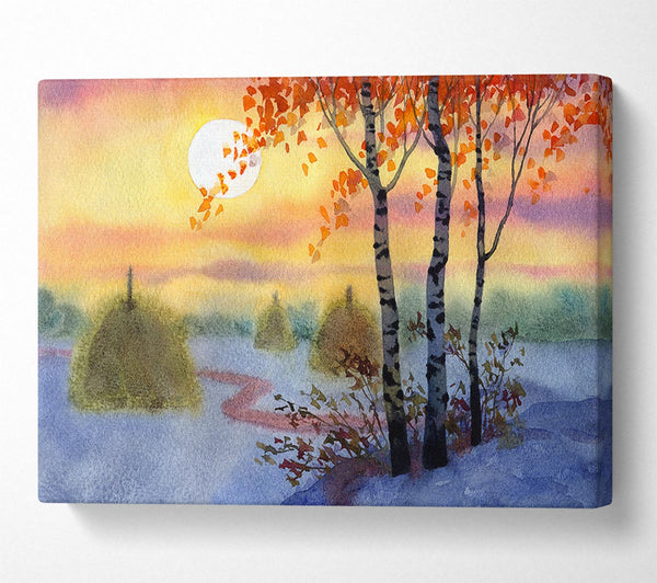  A Canvas Print of Path To The Sun Canvas Art