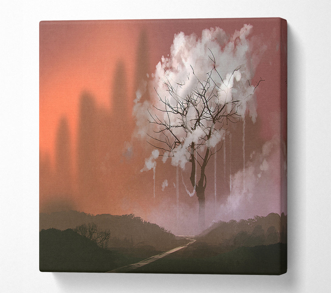  A Canvas Print of Cloud Tree Canvas Wall Art