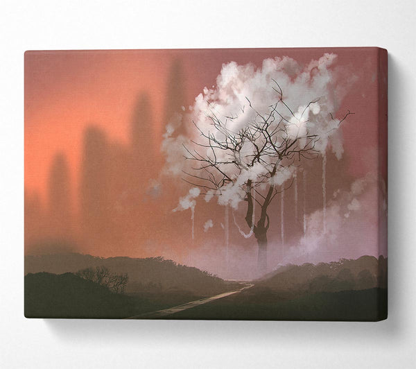  A Canvas Print of Cloud Tree Canvas Wall Art