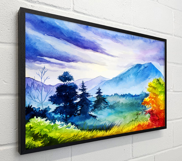 Autumn Mountain trees