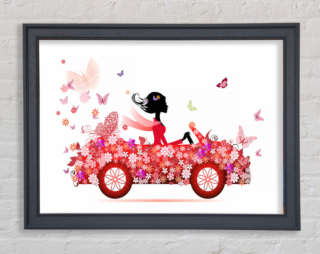 Flower Car WallartDirect