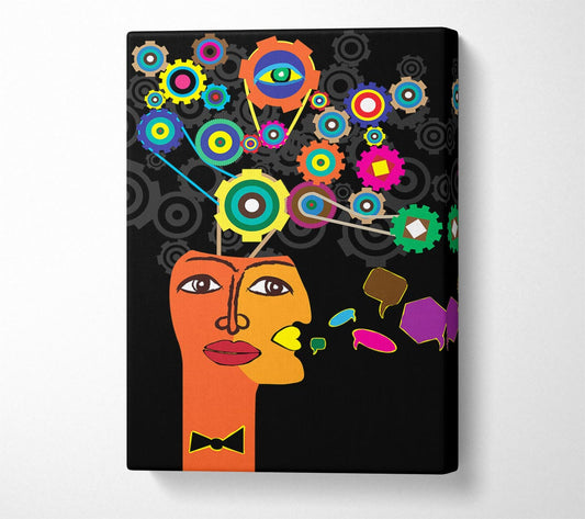 Twin Time Piece Canvas Wall Art