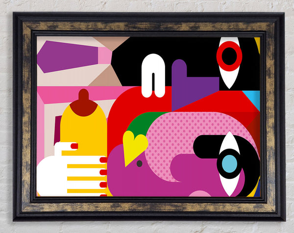 His And Hers Love Framed Print