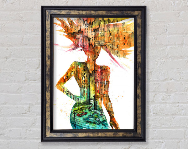 Woman Of The City Framed Print