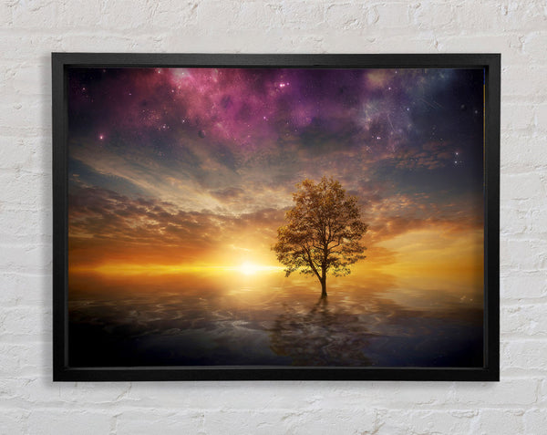 Baum im universellen Himmel