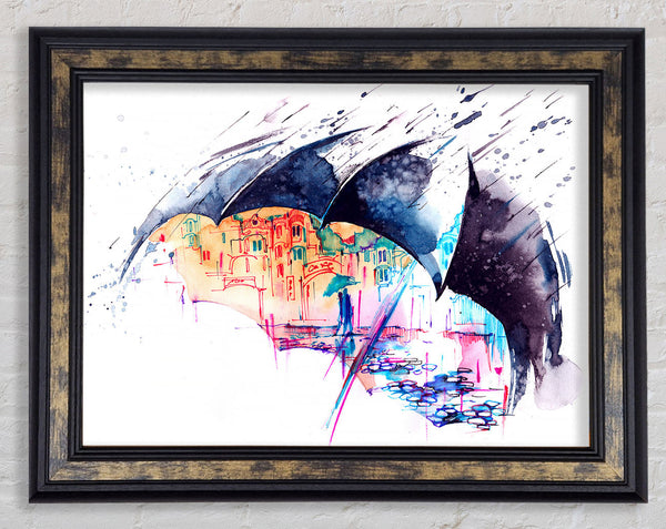 City Life Framed Print