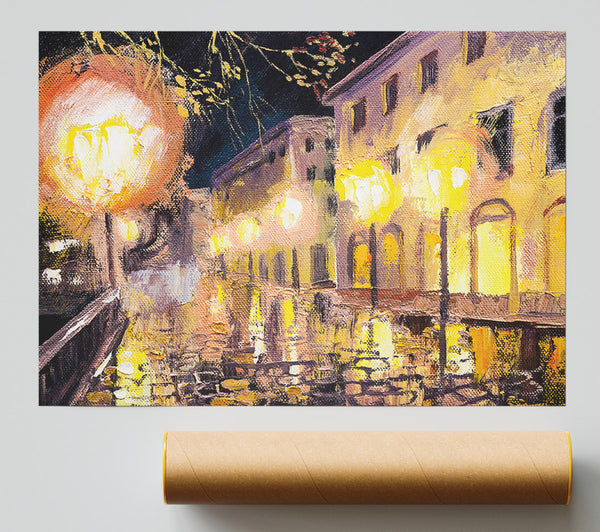 Lights Of The City Skies Poster