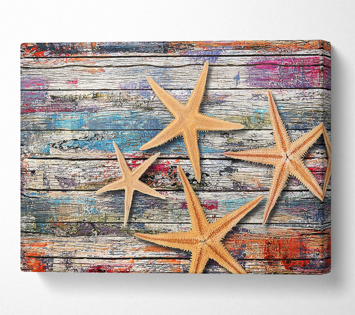 Starfish Boardwalk Canvas Wall Art