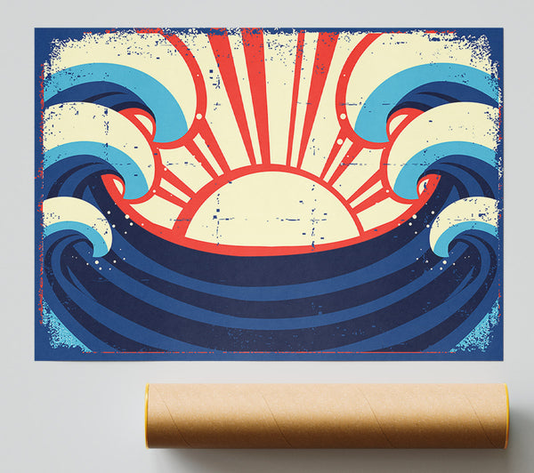 Sun Wave Giclee Print