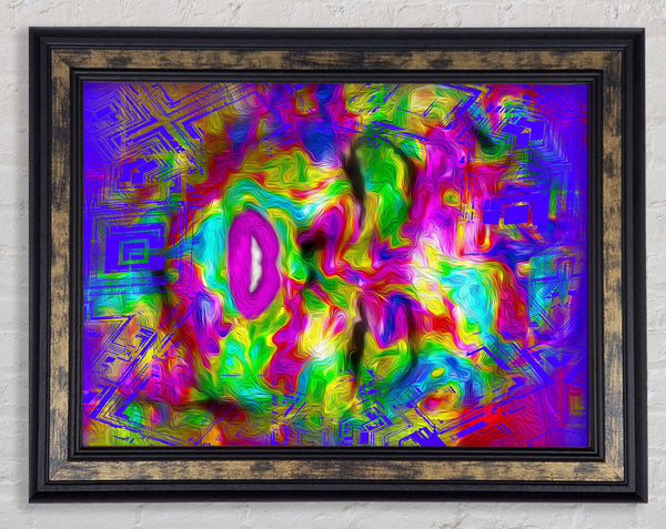Marilyn Monroe Rainbow Framed Print