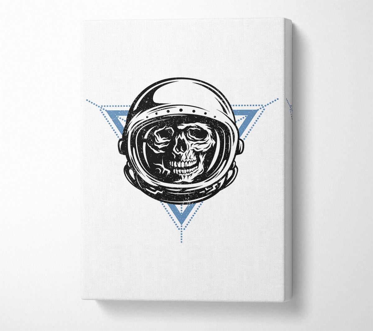 Space Skull Canvas Wall Art