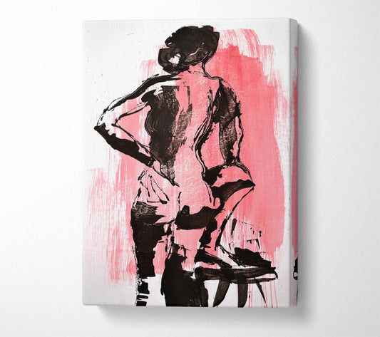 Nude Modeling Canvas Wall Art