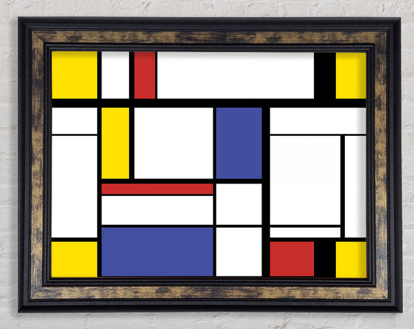 Stacking Blokes Framed Print