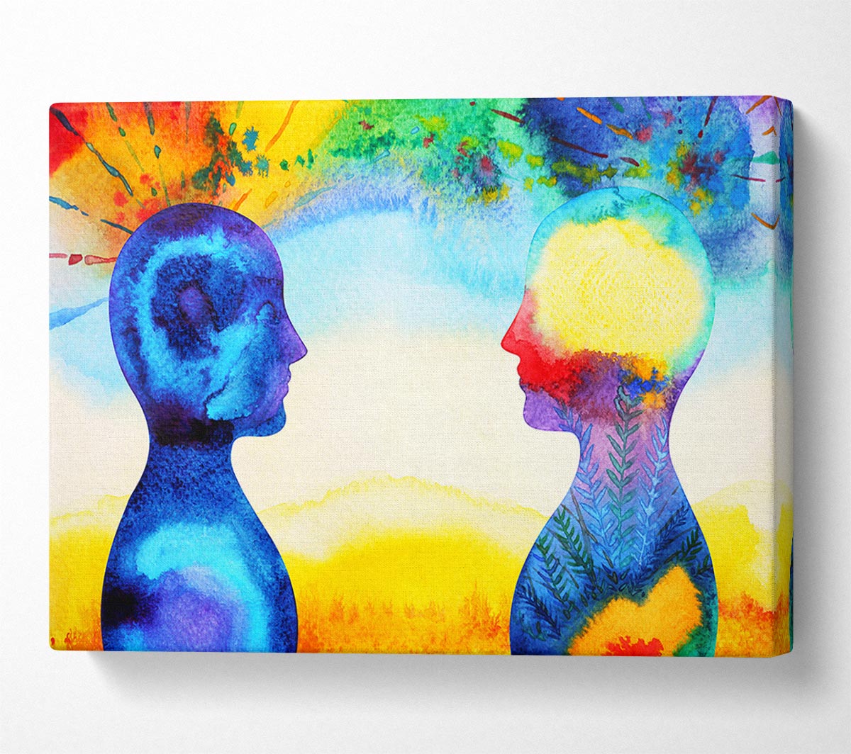 Telepathic Thinking Canvas Wall Art