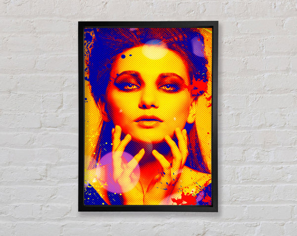 Pop-Art-Gesicht