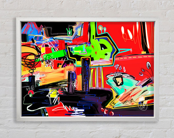 Montage von Farbe