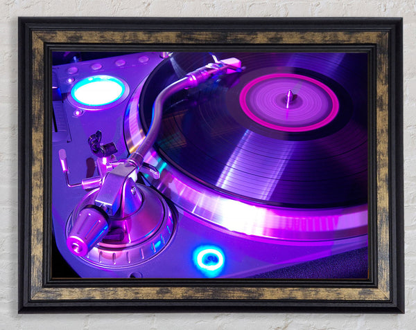 DJ Lights Framed Print