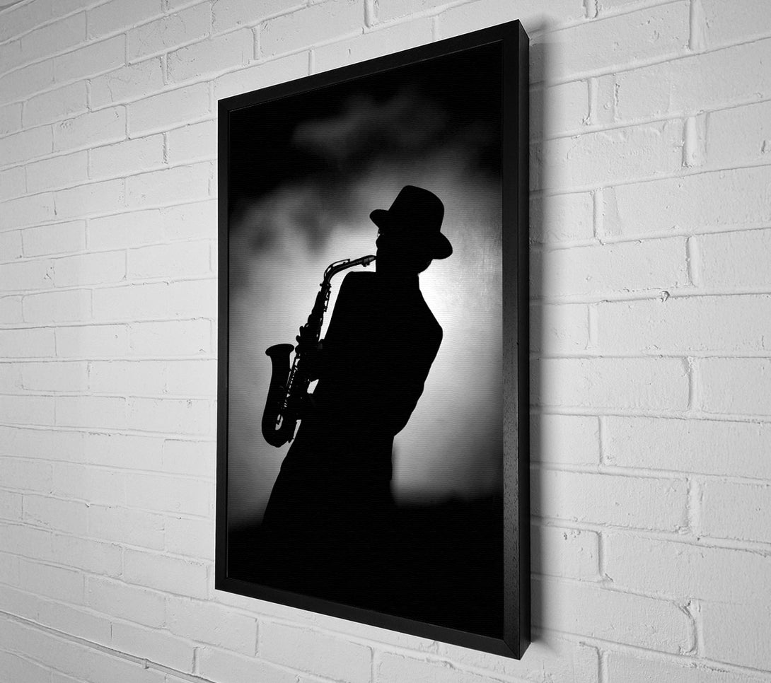  A Canvas Print of Jazz Player 1 Canvas Print
