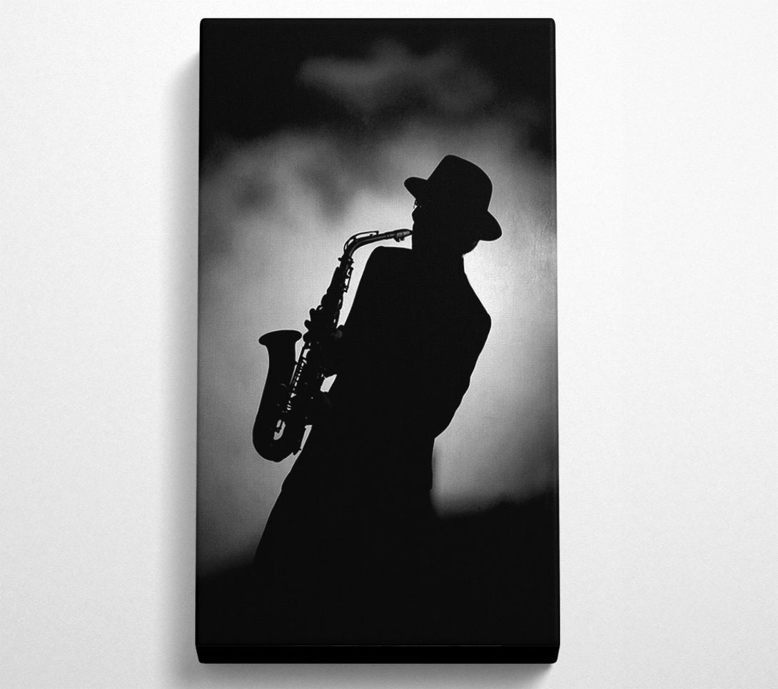  A Canvas Print of Jazz Player 1 Canvas Print