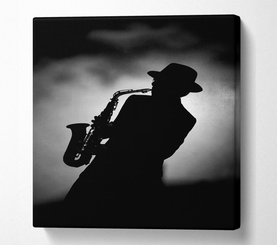  A Canvas Print of Jazz Player 1 Canvas Print