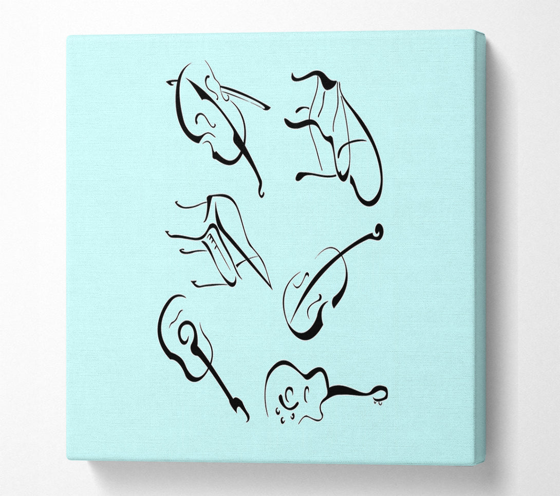  A Canvas Print of Classical Music Player Canvas Wall Art