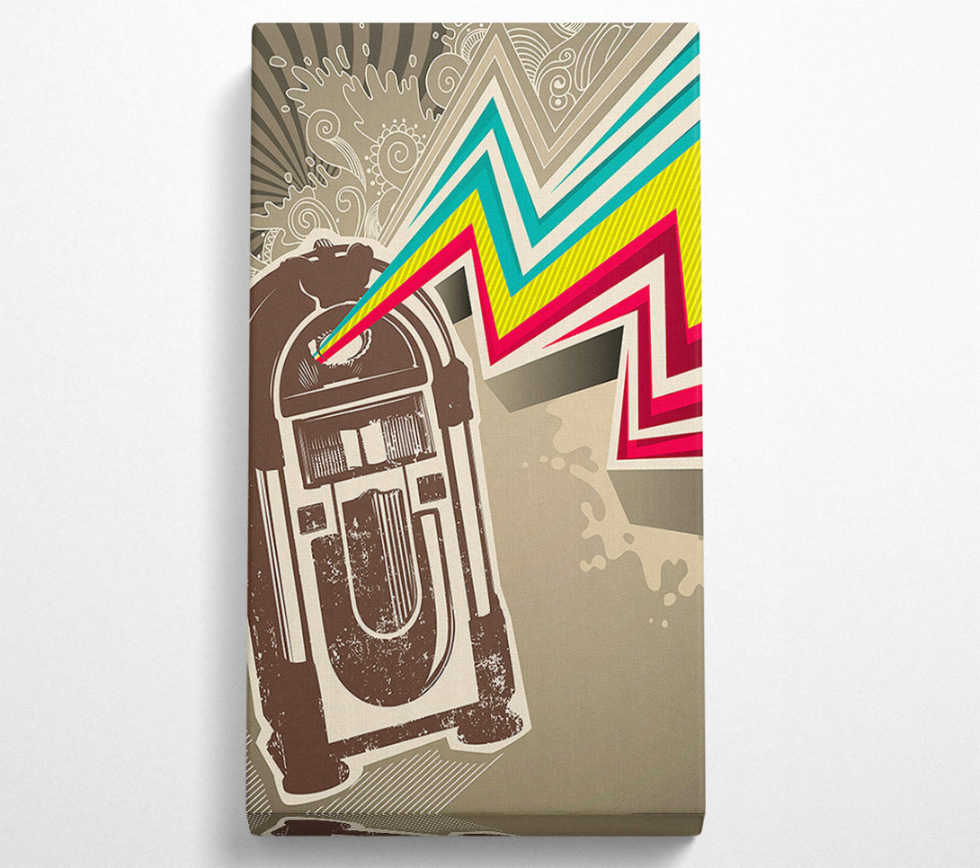  A Canvas Print of Jukebox Tunes Canvas Wall Art