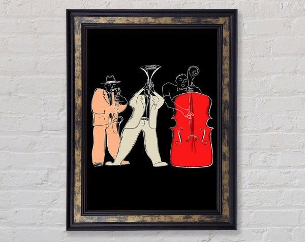 Blues Band 1 Framed Print