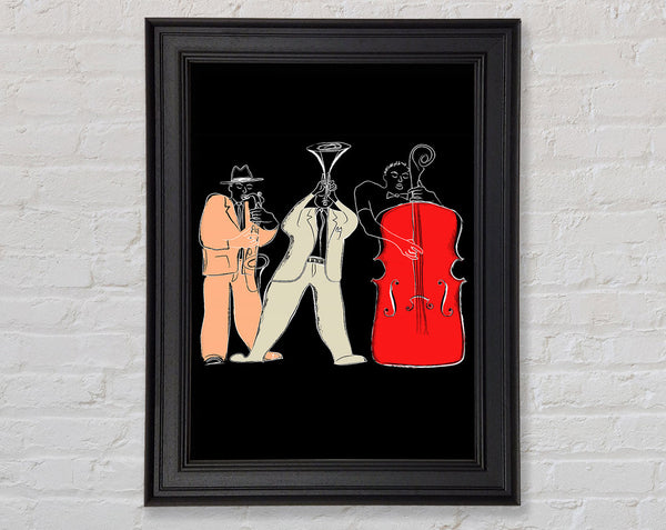 Blues Band 1 Framed Print