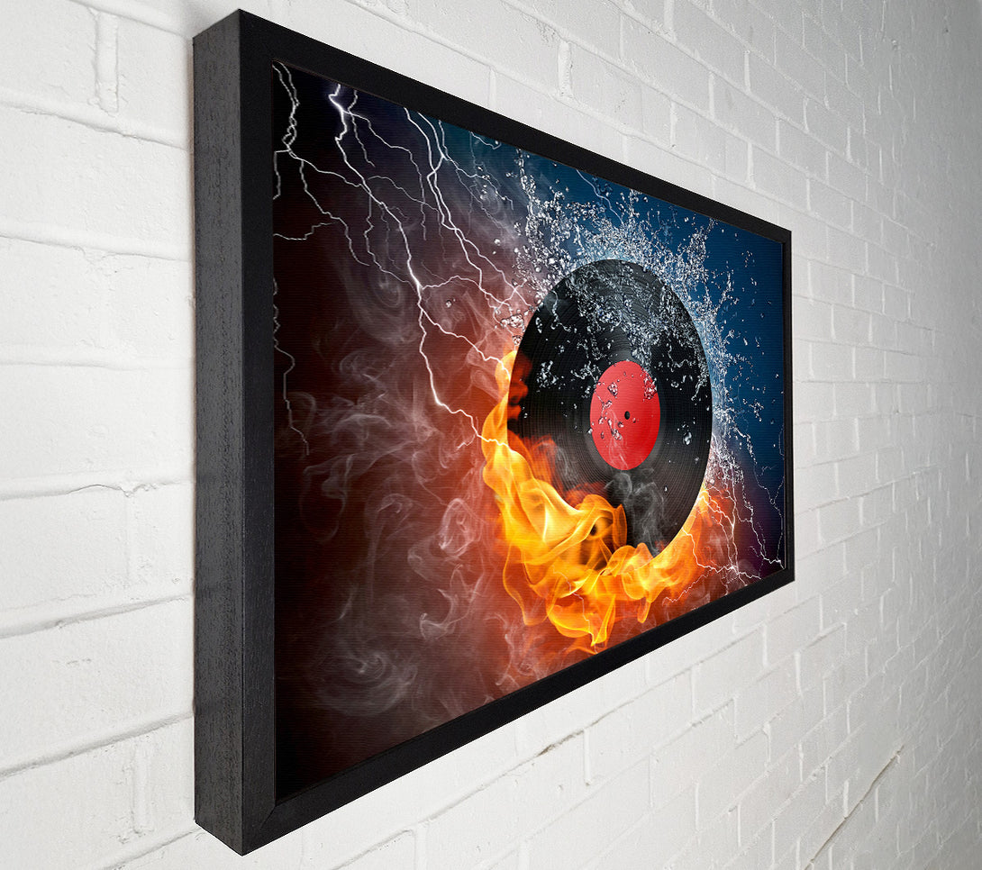  A Canvas Print of Albumn On Fire Canvas Print