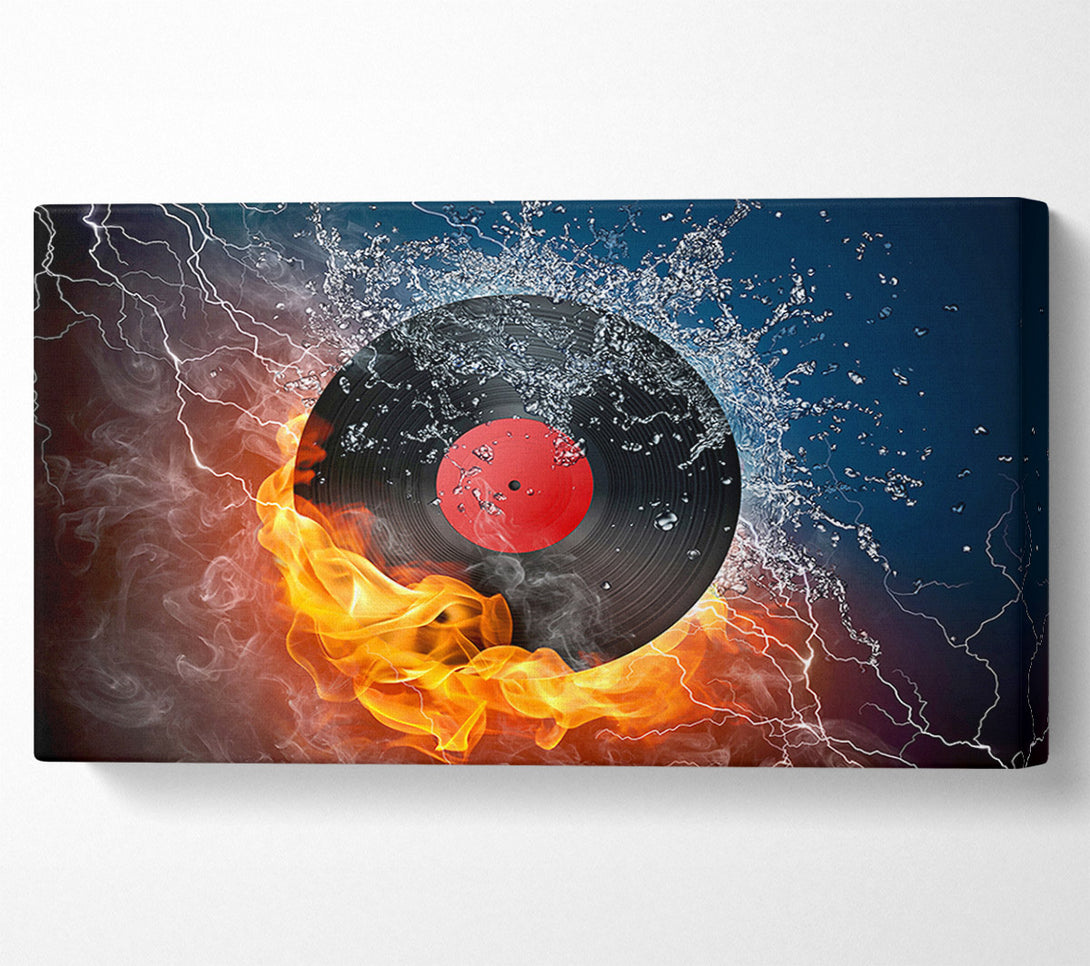  A Canvas Print of Albumn On Fire Canvas Print