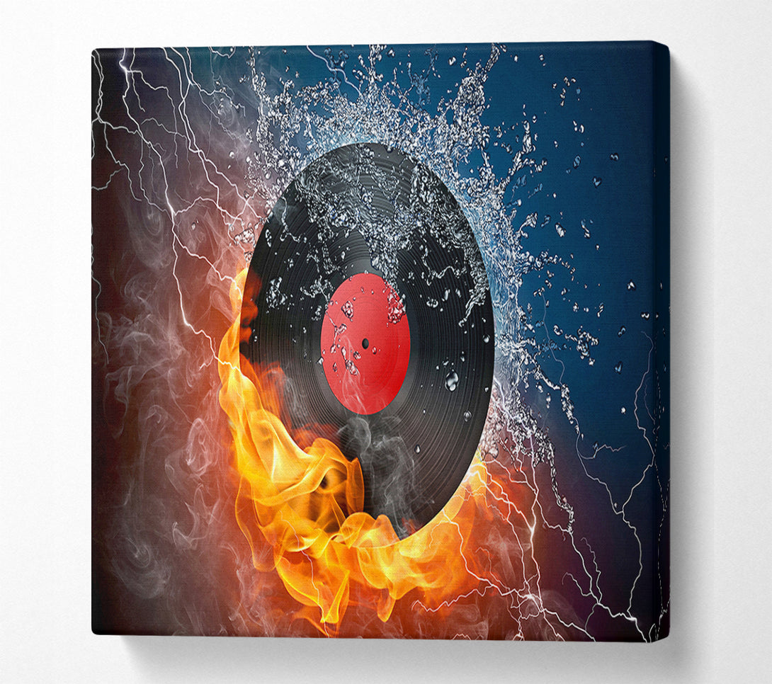  A Canvas Print of Albumn On Fire Canvas Print