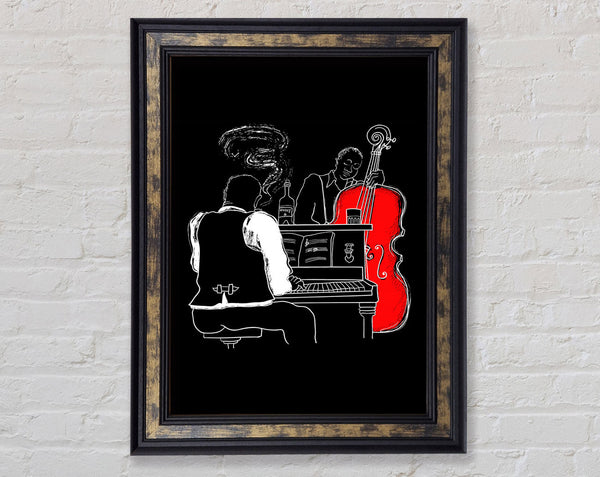 Playing The Blues 2 Framed Print
