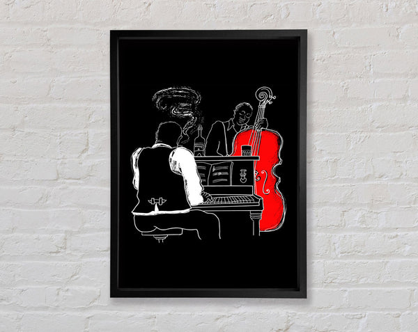 Playing The Blues 2 Framed Print